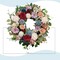 22 Inch Spring/Summer Floral Wreaths for Front Door,Artificial Valentines Day Wreath with Roses Dahlias Gardenias Hydrangeas for Home Wall Window Wedding Party Festival Decor